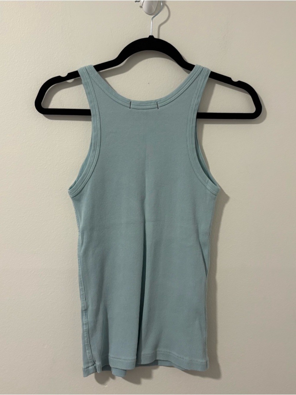 AMO Long Rib Tank Medium 100% Cotton - Picture 3 of 6